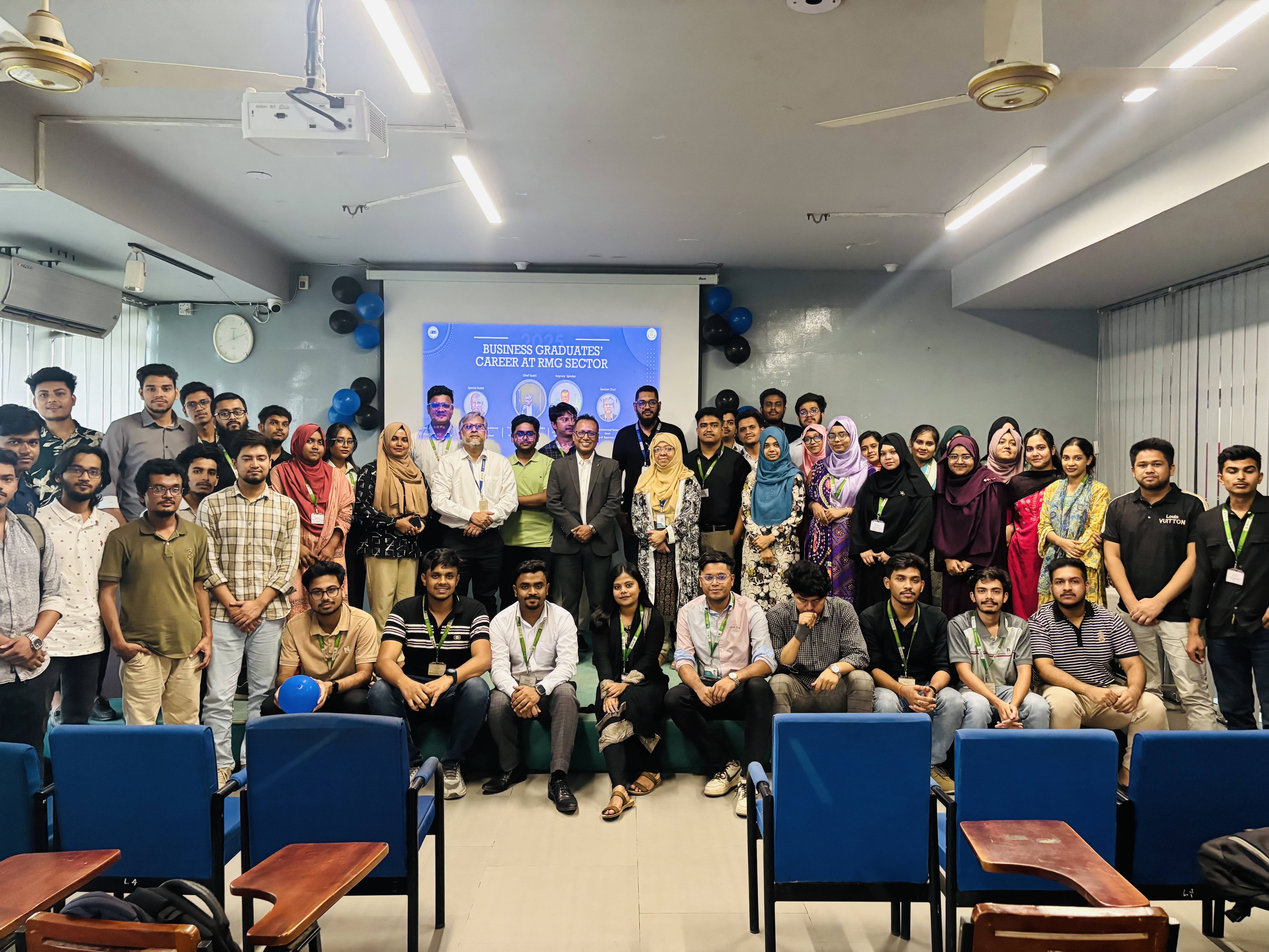 Green Business School Hosts an Impactful Seminar titled “Business Graduates’ Career at RMG Sector”