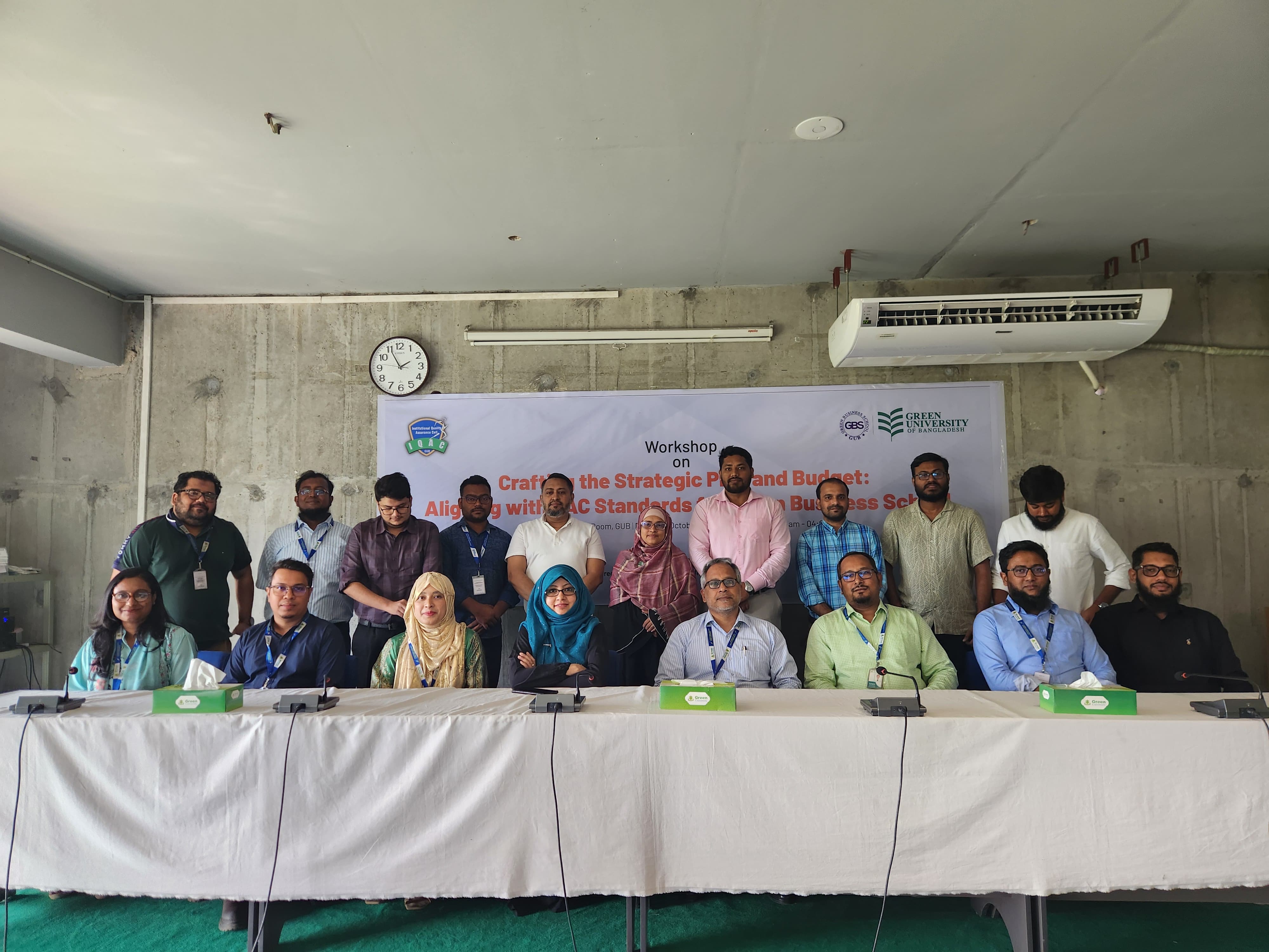 Successful Completion of Workshop on Crafting the Strategic Plan and Budget: Aligning with BAC Standards for Green Business School