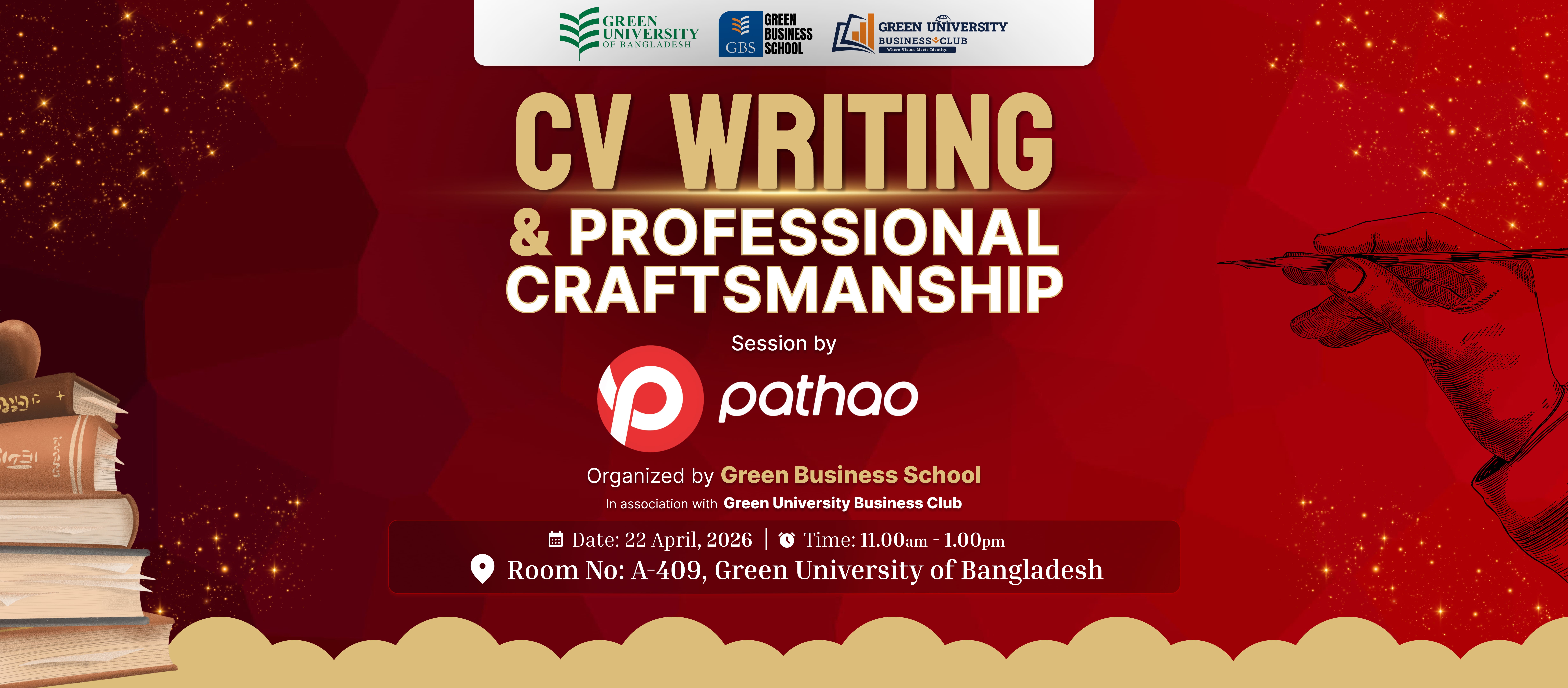 Invitation for Workshop on CV Writing & Professional Craftsmanship