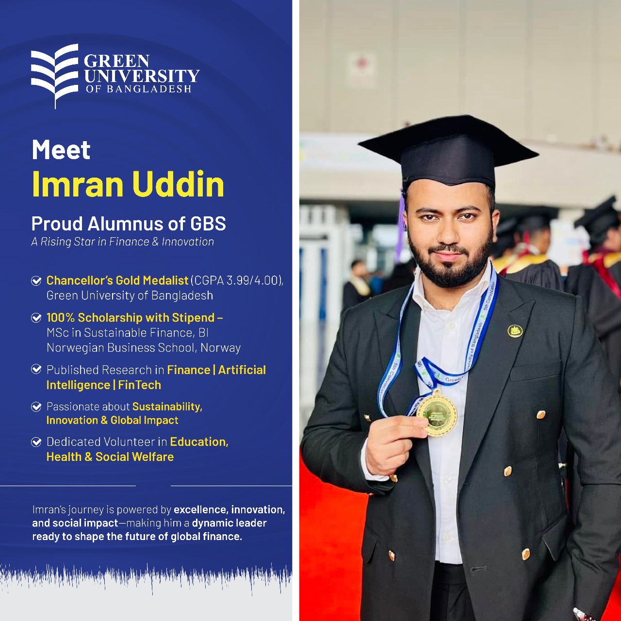Congratulations, Imran-Proud Alumnus of GBS