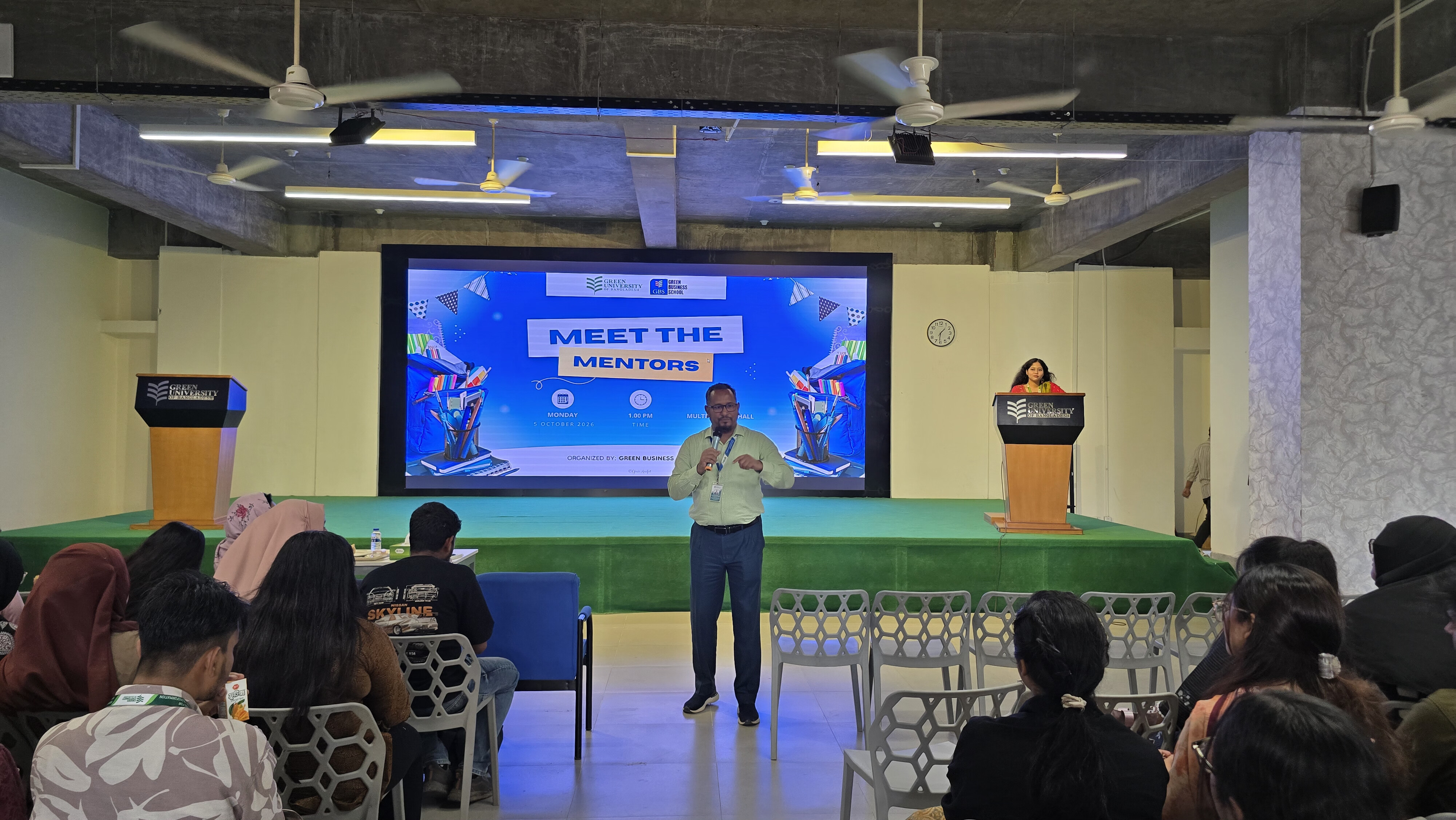 Green Business School Successfully Organizes “Meet the Mentors:Fall-2026” Program