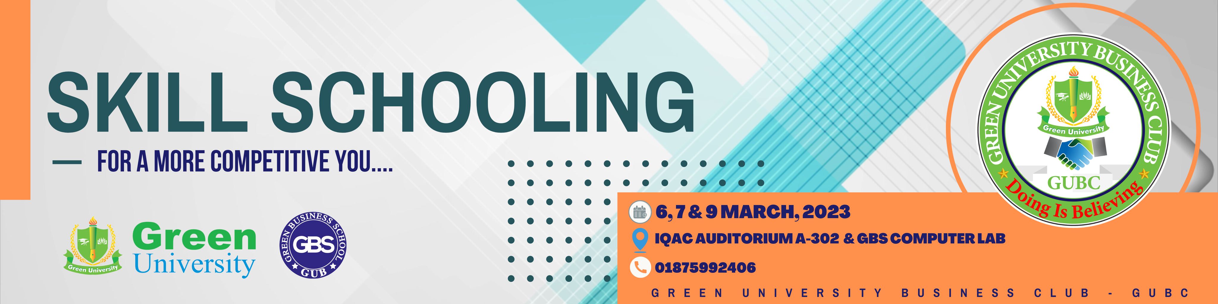 Skill Schooling Workshop at Green University of Bangladesh